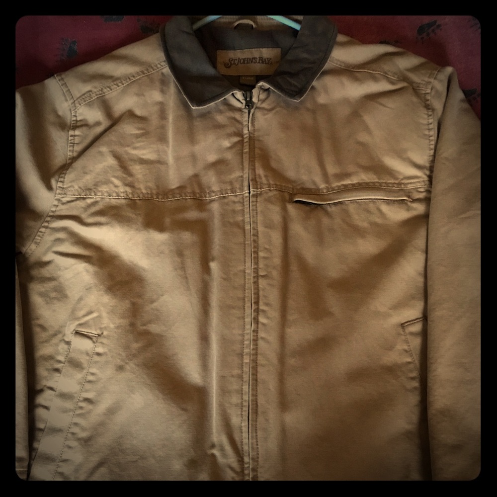 St. John’s Bay brown jacket.